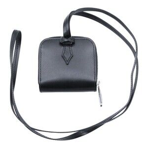 Montblanc Compact Square Wallet With Silver Pull Tab - NWT